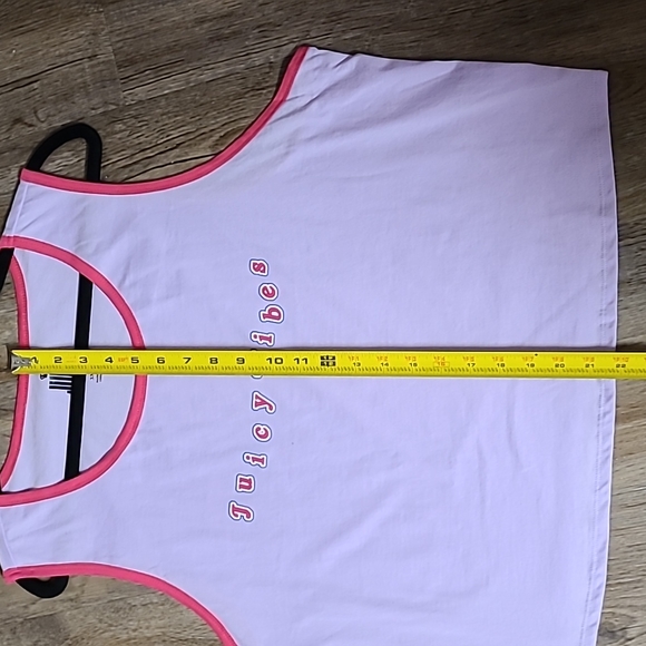JUICY BY JUICY COUTURE WOMEN'S PLUS SIZE TOP SIZE 3X "JUICY VIBES" PINK/… - Picture 9 of 9